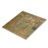 Adoratie van het Christuskind (Bosbouw) Tegeltje (Zijkant)