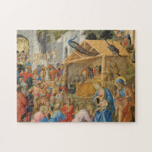 Adoratie van Magi Fra Angelico Fra Filippo Lippi Legpuzzel