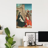 Adoration de Magi, Juan de Flandes Poster des Beau (Bureau à domicile)