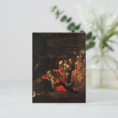 Adoration des bergers par Caravage Carte postale (Debout devant)