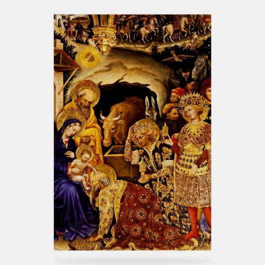 Adoration des mages de Gentile da Fabriano (Recto)