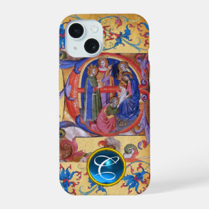 ADORATION DU MONOGRAMME DE PARCHEMENT MAGI NOËL