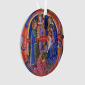 ADORATION DU PARCHEMENT DE LA NATIVITÉ MAGI CHRIST (devant)