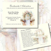 Adoration eucharistique Catholique Jésus Cartes de