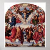 Adoration of the Trinity by Albrecht Durer, 1511 Poster (Voorkant)
