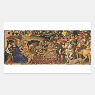 Adorazione dei Magi Rechthoekige Sticker