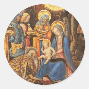 Adorazione dei Magi Ronde Sticker