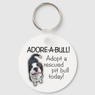 Adore-A-Bull Pit Bull. Sleutelhanger