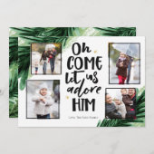 Adore-Le 4 H | Carte photo de Noël (Devant / Derrière)