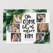 Adore-Le 6 H | Carte photo de Noël (Devant / Derrière)