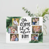 Adore-Le 6 H | Carte photo de Noël (Debout devant)