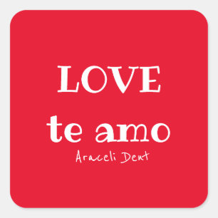 ADORE LES Stickers AMO