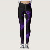 Adore mystic paarse leggings (Voorkant)