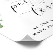 Adore Petal Toss Send Off Pas getrouwd Wedding Sig Poster (Hoek)