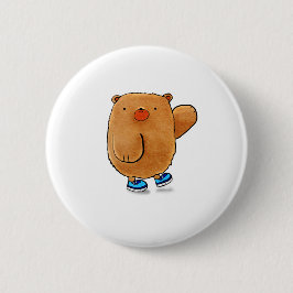 Adoreable Teddy Bear Button