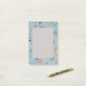 Adoring Flowers - Mariage Post-it 4"x6" (Sur un bureau)