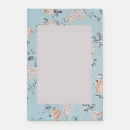 Adoring Flowers - Mariage Post-it 4"x6" (Devant)