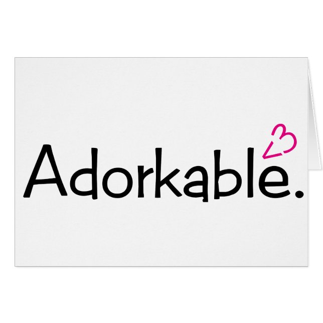 Adorkable <3 (Devant horizontal)
