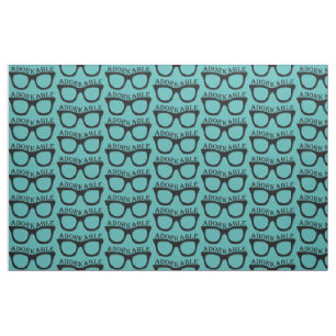Adorkable - Dork - Nerd - Geek - Novelty Fabric Stof