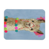 Adorned Llama - Beige Magneet (Horizontaal)