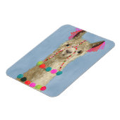 Adorned Llama - Beige Magneet (Linkerzijde)