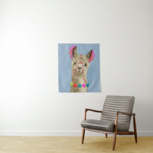 Adorned Llama - Beige Wandkleed