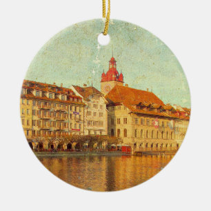 Adorno De Cerámica Polaroids uit Lucerne Keramisch Ornament