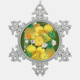 Adorno De Peltre Tipo Copo De Nieve Summer Morning Tin Sneeuwvlok Ornament