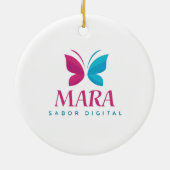 Adorno Mara Digital Keramisch Ornament (Achterkant)