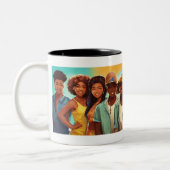 Ados heureux : Conception de Mug Joyful (Gauche)