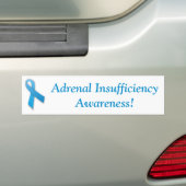 Adrenale Bumpersticker voor ontoereikendheid (Op auto)