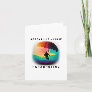 Adrenaline Junkies - Een parachute Design Kaart