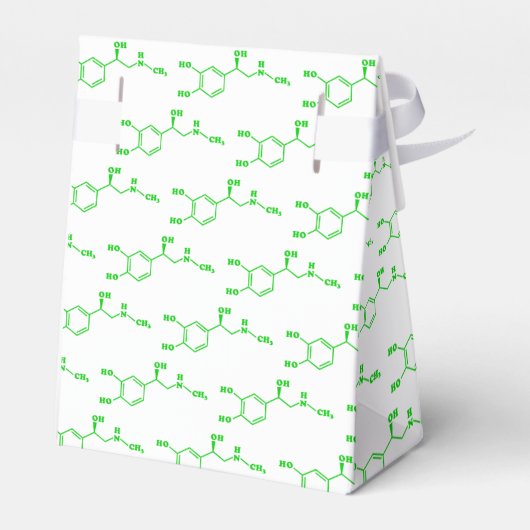 Adrenaline Moleculaire chemische formule Bedankdoosjes (Achterkant)