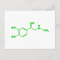 Adrenaline Moleculaire chemische formule