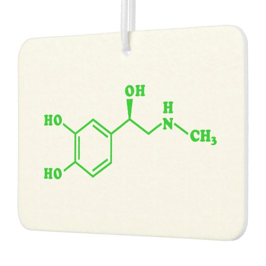 Adrenaline Moleculaire chemische formule Luchtverfrisser (Links)