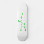 Adrenaline Moleculaire chemische formule Skateboard (Voorkant)