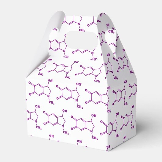 Adrenochroom moleculaire chemische formule bedankdoosjes (Achterkant)