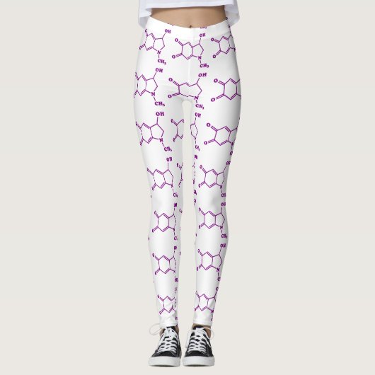 Adrenochroom moleculaire chemische formule leggings (Voorkant)