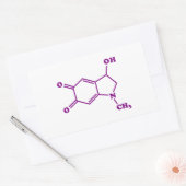 Adrenochroom moleculaire chemische formule rechthoekige sticker (Envelop)
