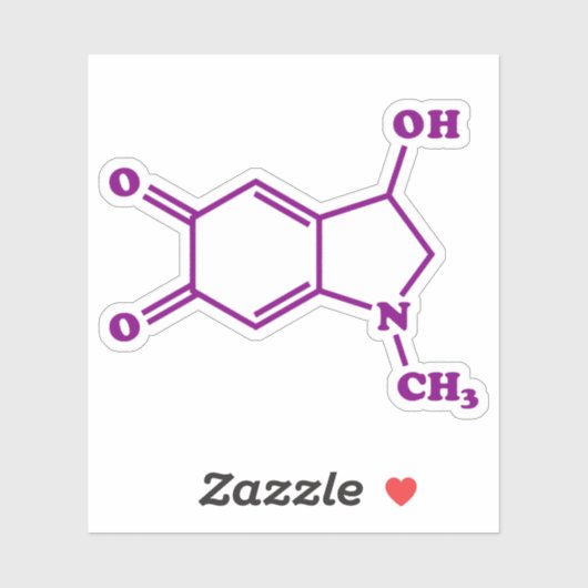 Adrenochroom moleculaire chemische formule sticker (Vel)