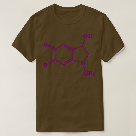 Adrenochroom moleculaire chemische formule t-shirt (Design voorkant)