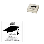 Adres afstuderen retourneren 	rubberstempel (Gestempeld)