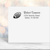 Adres Amerikaanse Football Zelfinktende Stempel