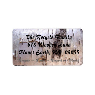 Adres Birch Bark 2 Etiket