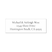 Adres bruiloft  zelfinktende stempel (Design)