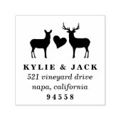 Adres Buck and Doe Return Zelfinktende Stempel (Design)