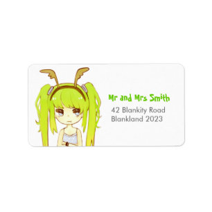 Adres Deer Girl Etiket