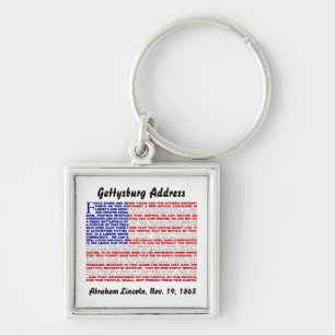 Adres Gettysburg Sleutelhanger