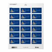 Adres kersthuis etiket (Full Sheet)
