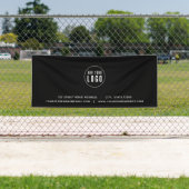 Adres Logo Website Aangepaste kleur Business toevo Spandoek (Insitu)